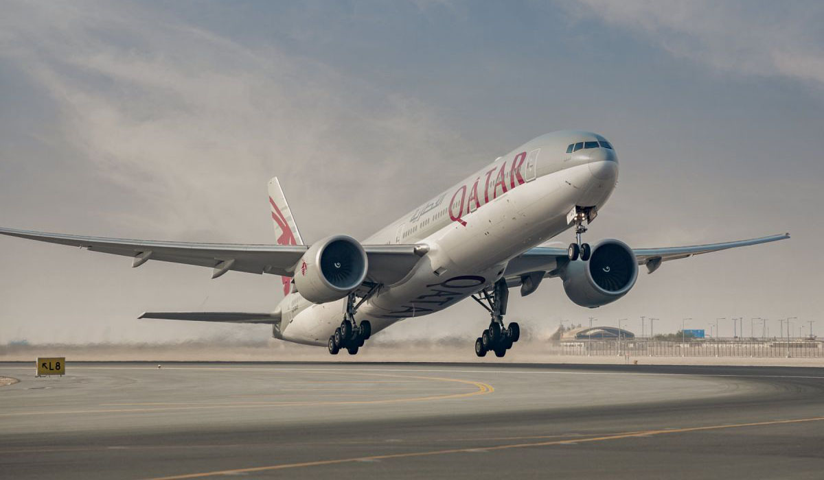 Qatar Airways flight